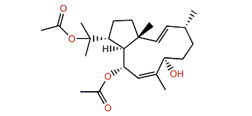 (1R,2E,4R,8E,10S,11S,12S)-10,18-Diacetoxy-7-hydroxy-2,8-dolabelladiene